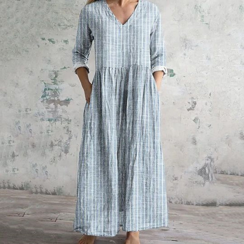 Robe Rayée Décontractée