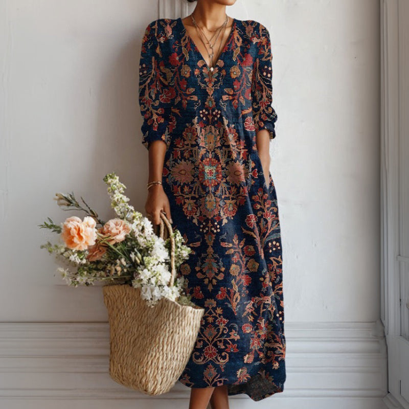 Robe De Style Ethnique Vintage