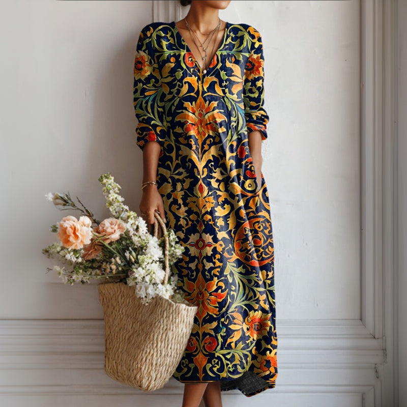 Robe De Style Ethnique Vintage