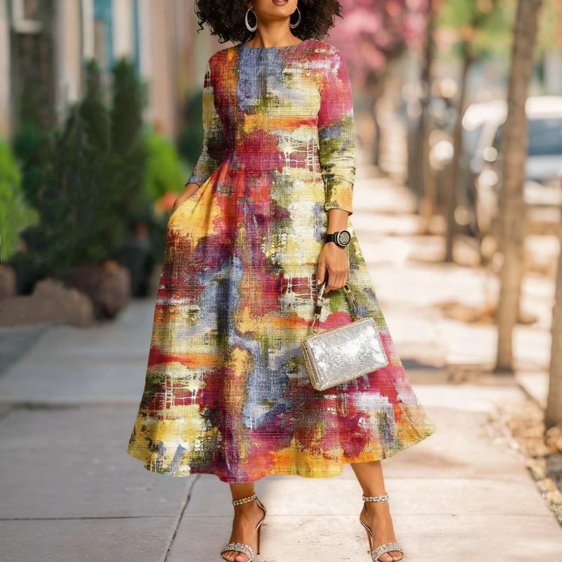 Robe Colorée Vintage