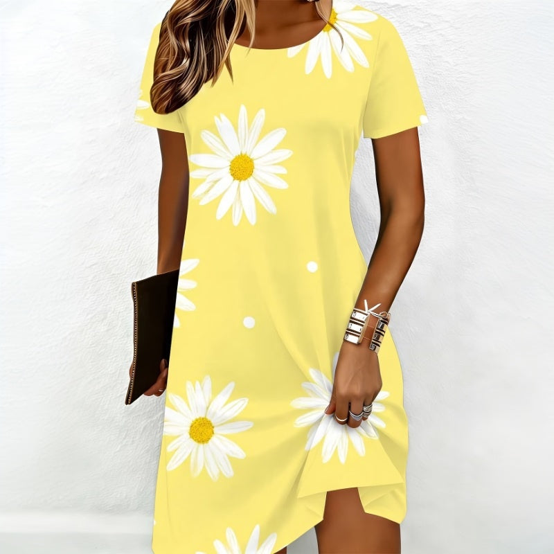 Robe Vintage À Imprimé Floral