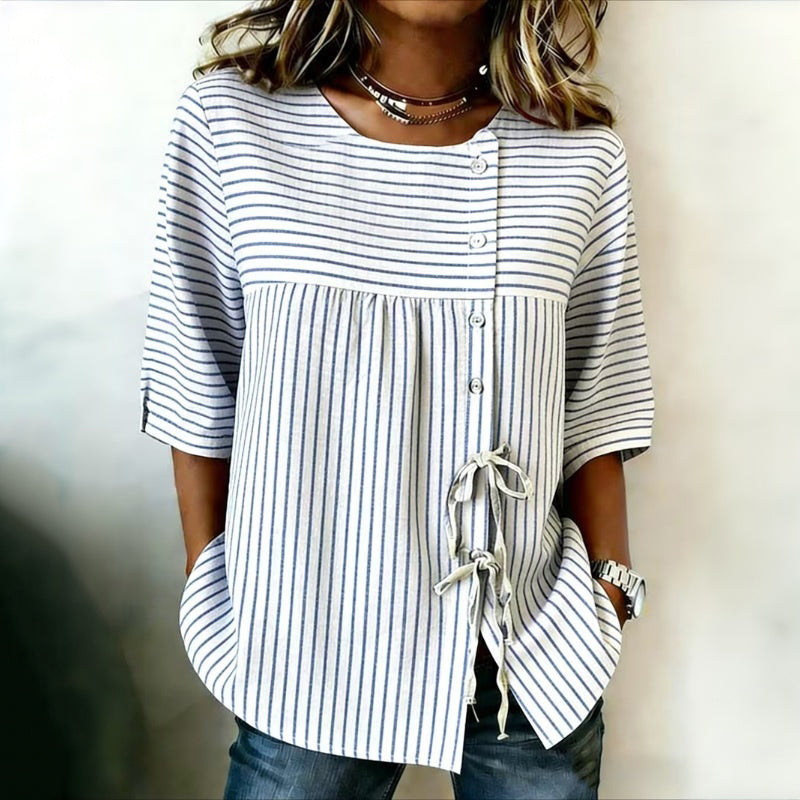 Blouse Rayée Décontractée