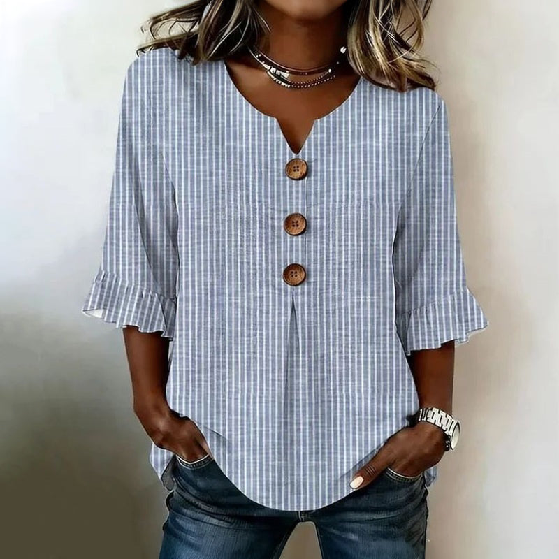 Blouse Rayée Décontractée
