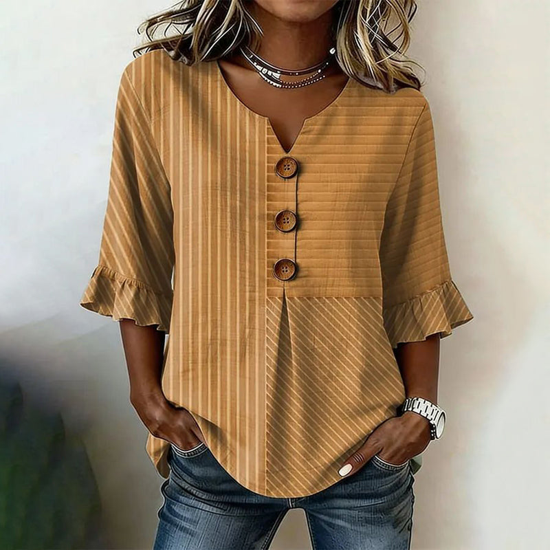 Blouse À Rayures Vintage