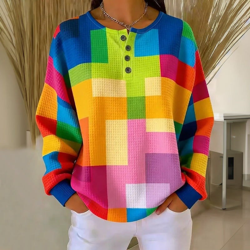 Sweat-Shirt Décontracté Coloré