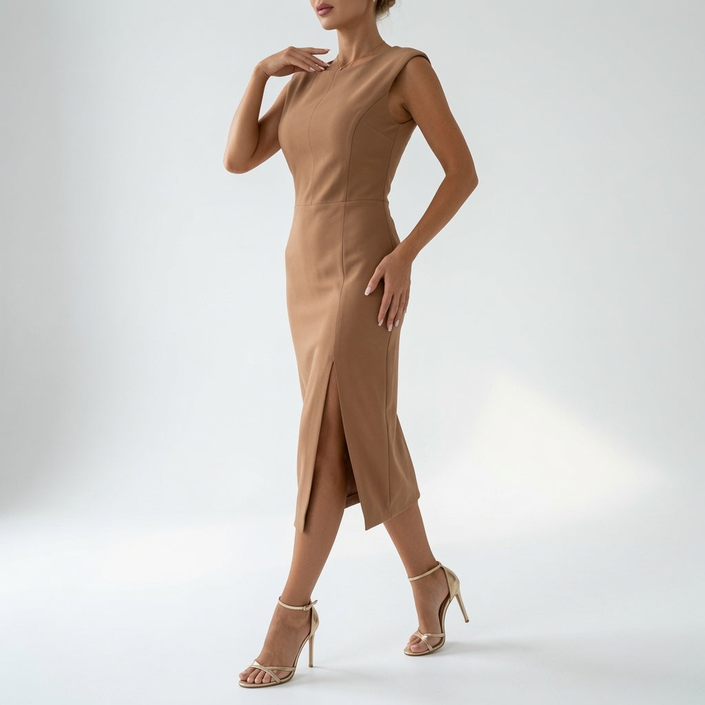 Loredana™ — Robe midi élégance silhouette raffinée
