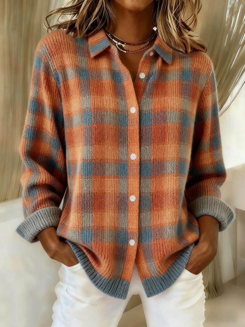 Maison Bellier  | Cardigan Carreaux du Quotidien Martine