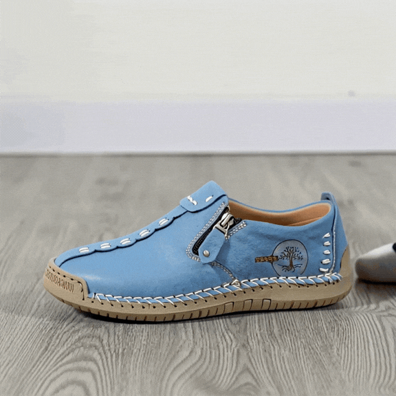 Mocassins Orthopédiques Confort Zippés Élise