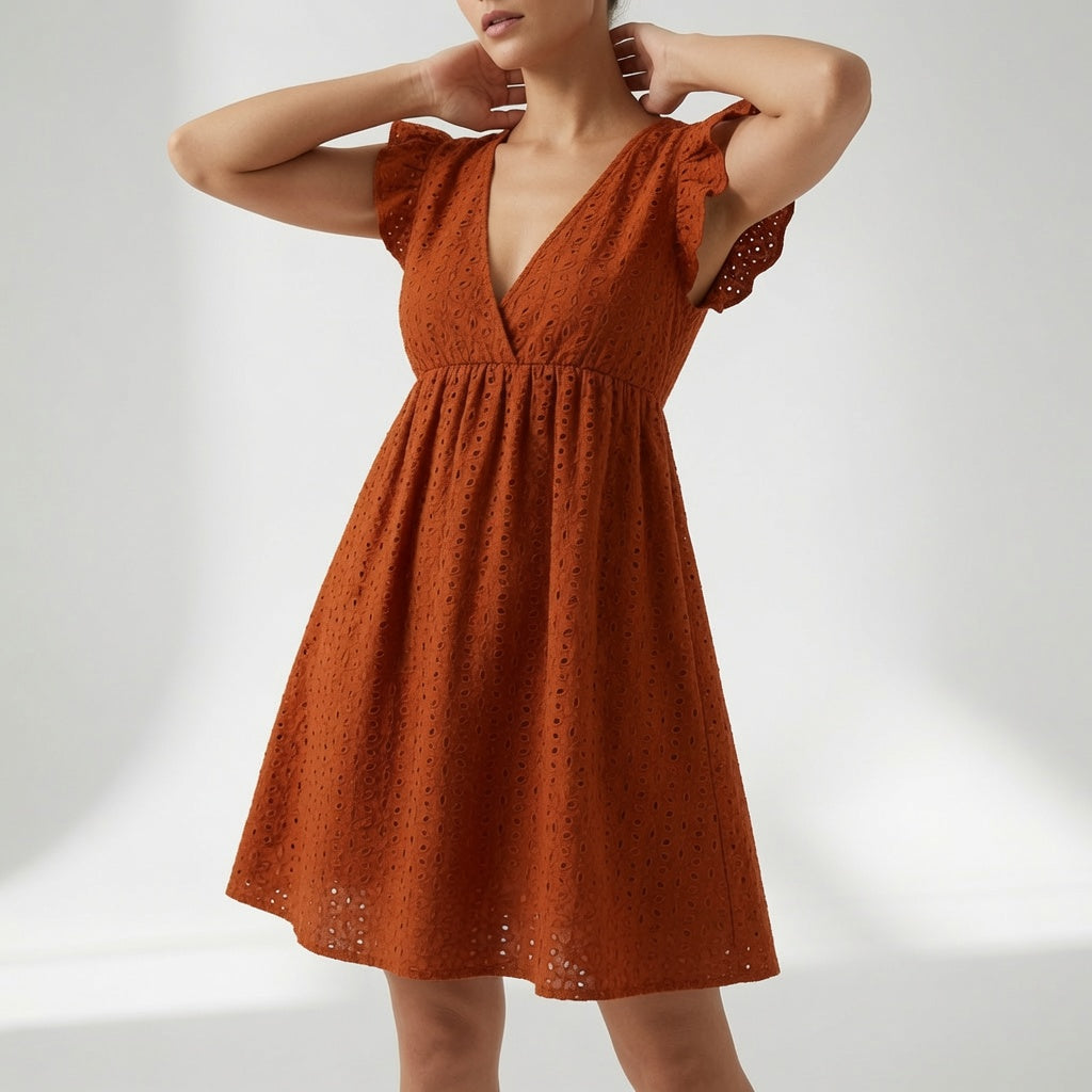 Aurésiane™ — Robe bohème fluide charme estival