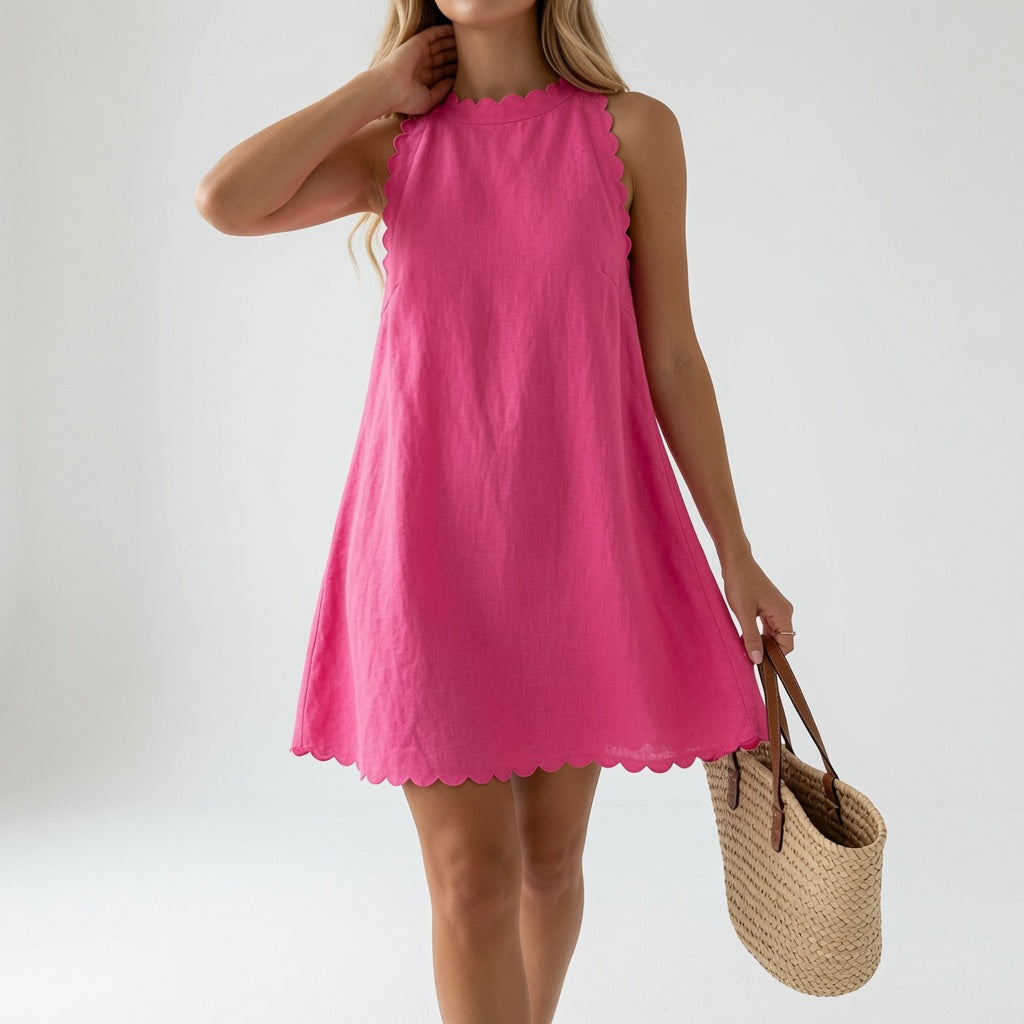 Zorélia™ — Robe évasée fluide élégance estivale