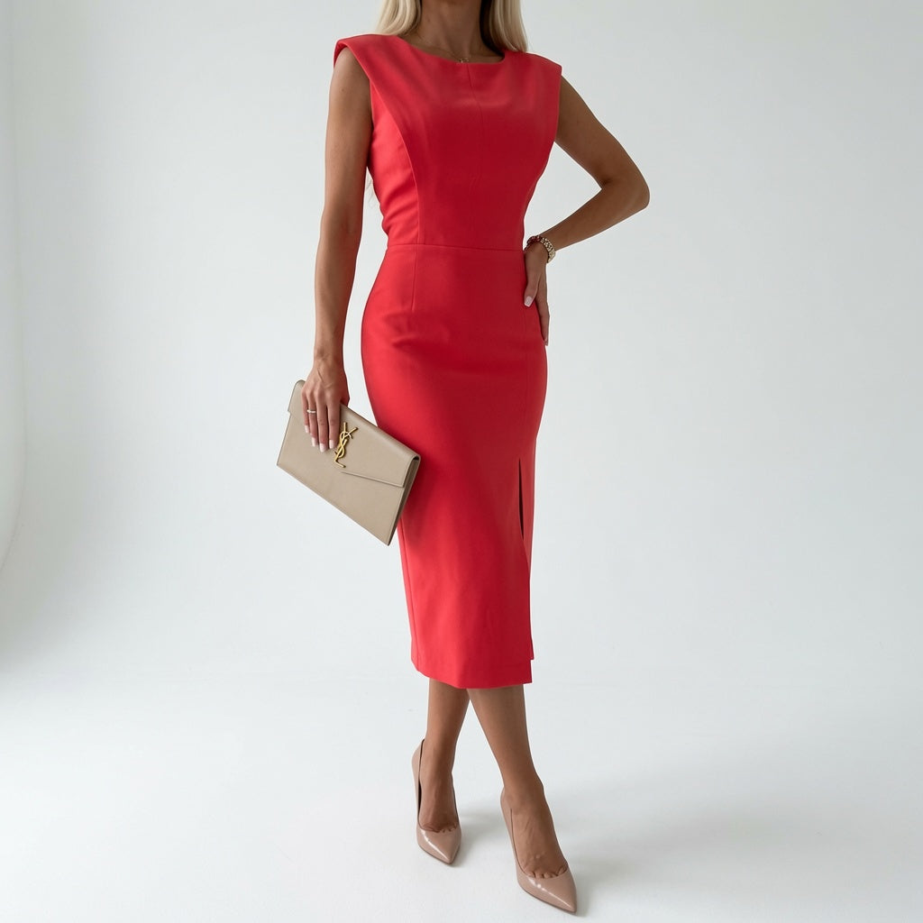Loredana™ — Robe midi élégance silhouette raffinée