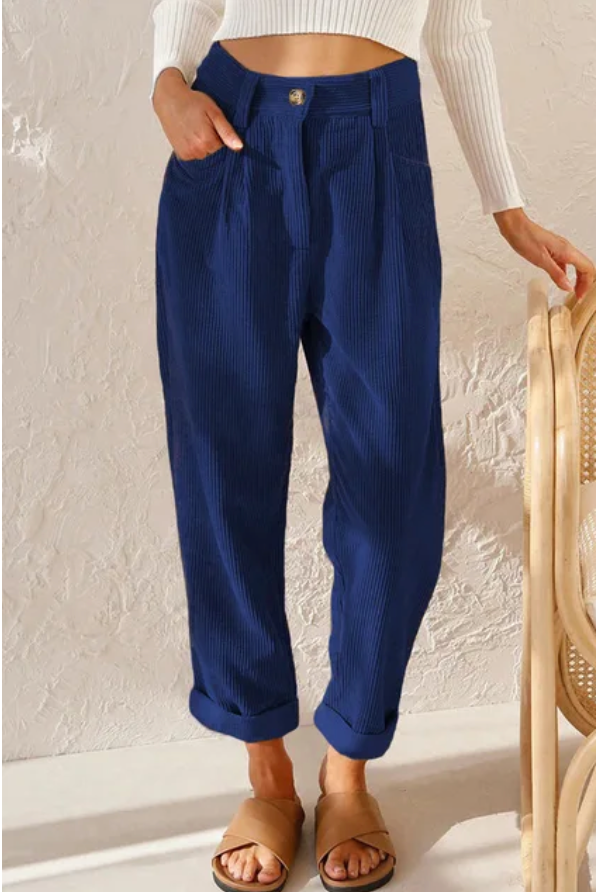 Colette | Pantalon Texturé Vintage