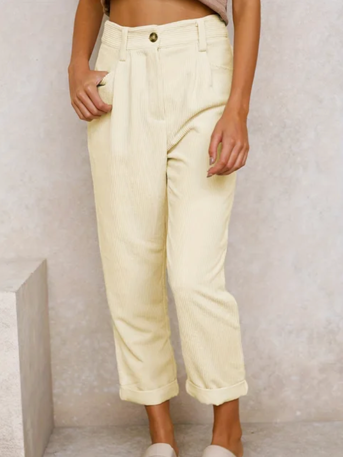 Colette | Pantalon Texturé Vintage