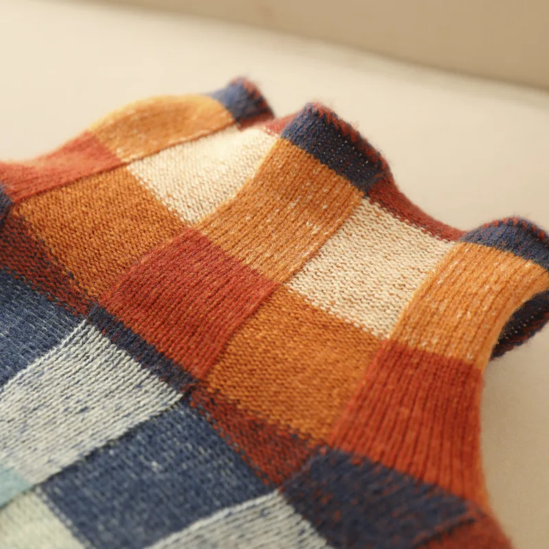 Mathilde | Pull Carreaux Tendance