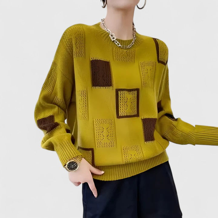 Pauline | Pull Patchwork Chic