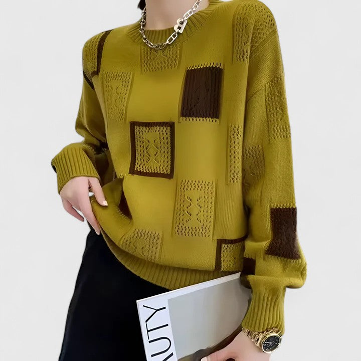 Pauline | Pull Patchwork Chic
