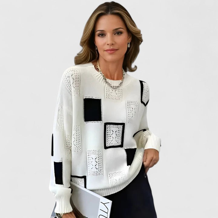 Pauline | Pull Patchwork Chic