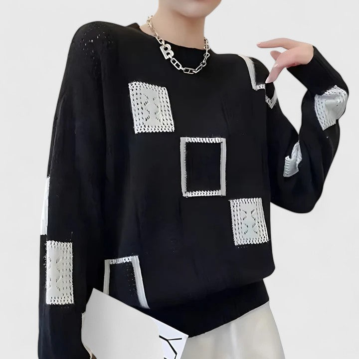 Pauline | Pull Patchwork Chic