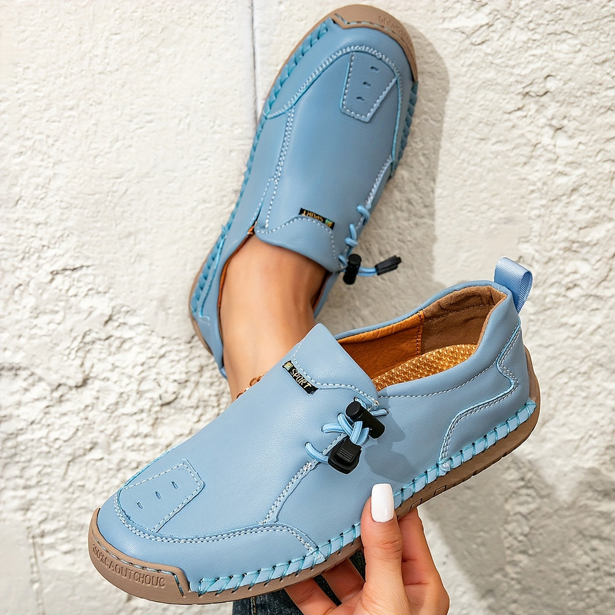 Mocassins Confort Piqués Main Mathilde