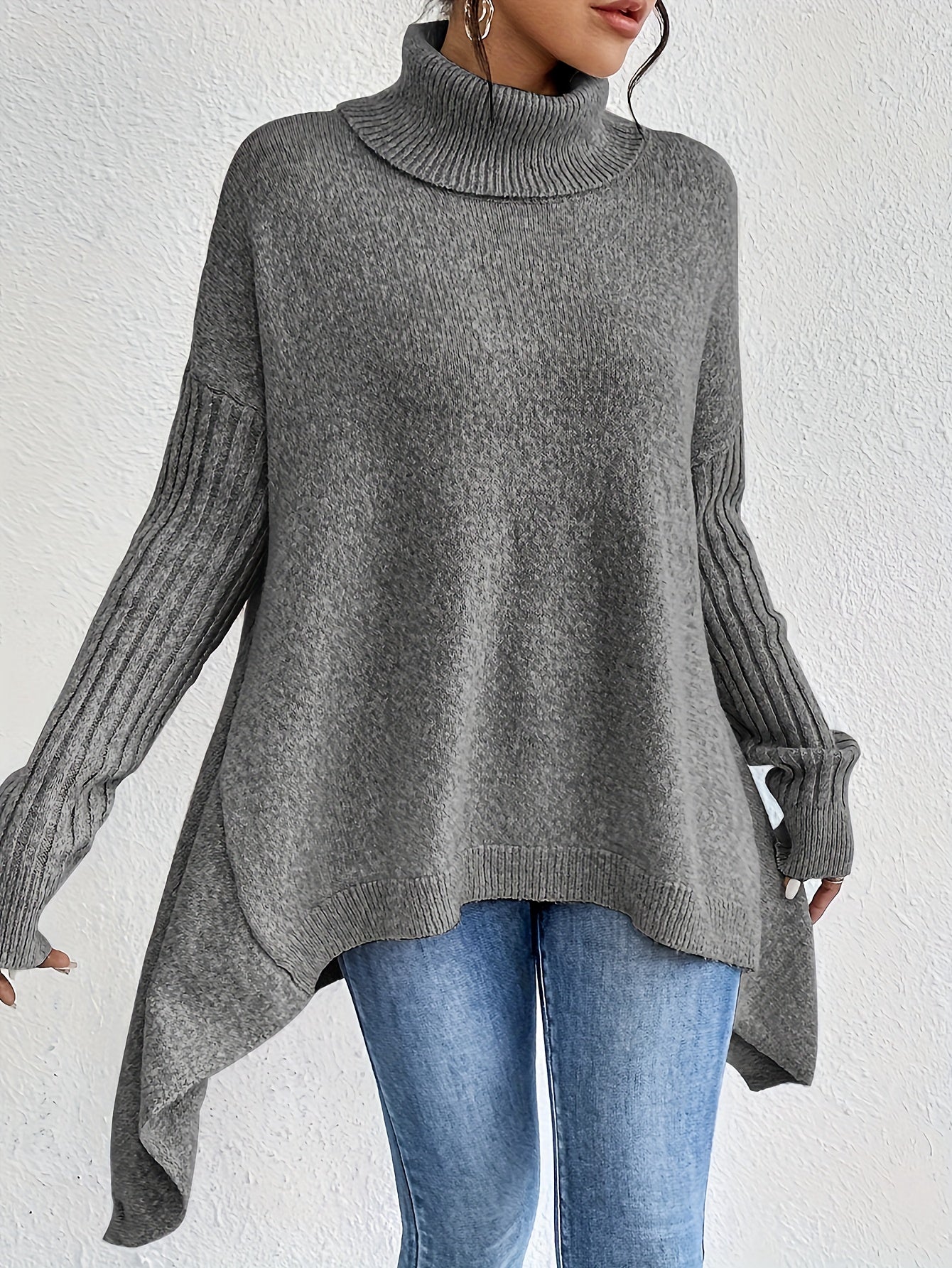 Gabrielle | Pull Col Roulé Ample