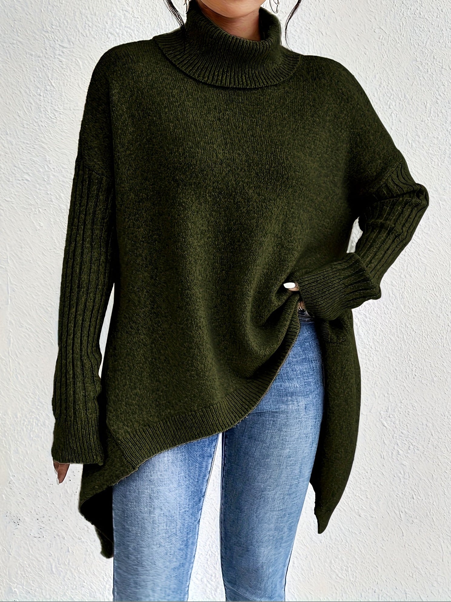 Gabrielle | Pull Col Roulé Ample