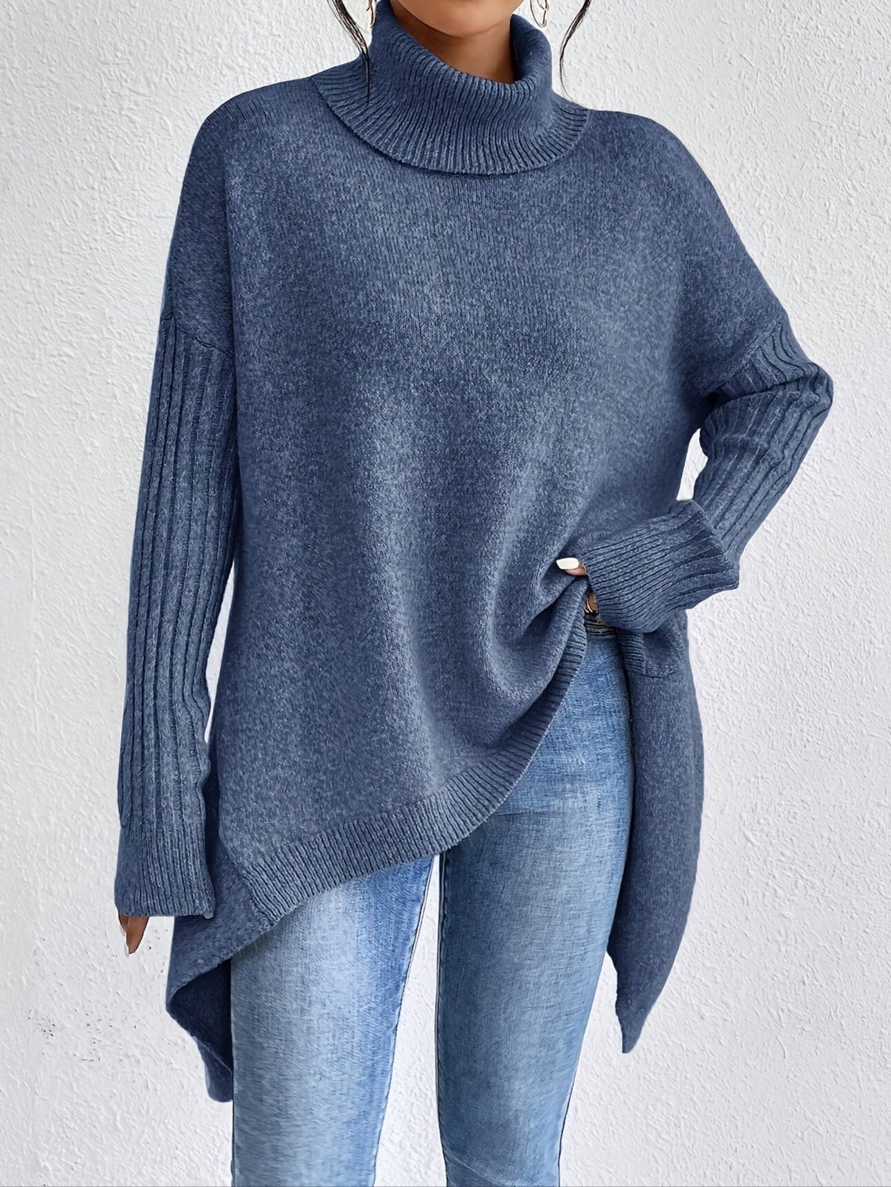Gabrielle | Pull Col Roulé Ample