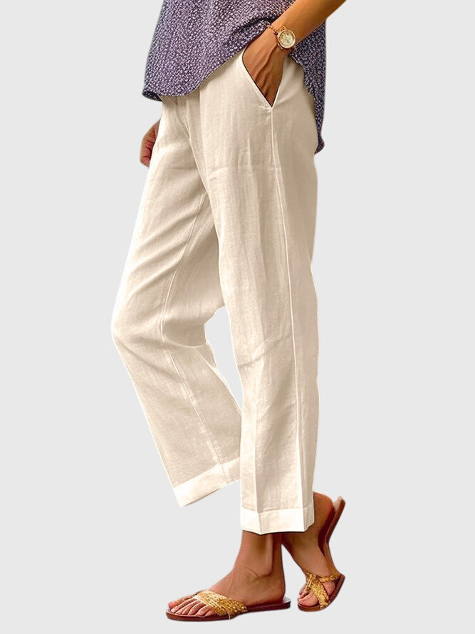Élise | Pantalon Droit Épuré Intemporel