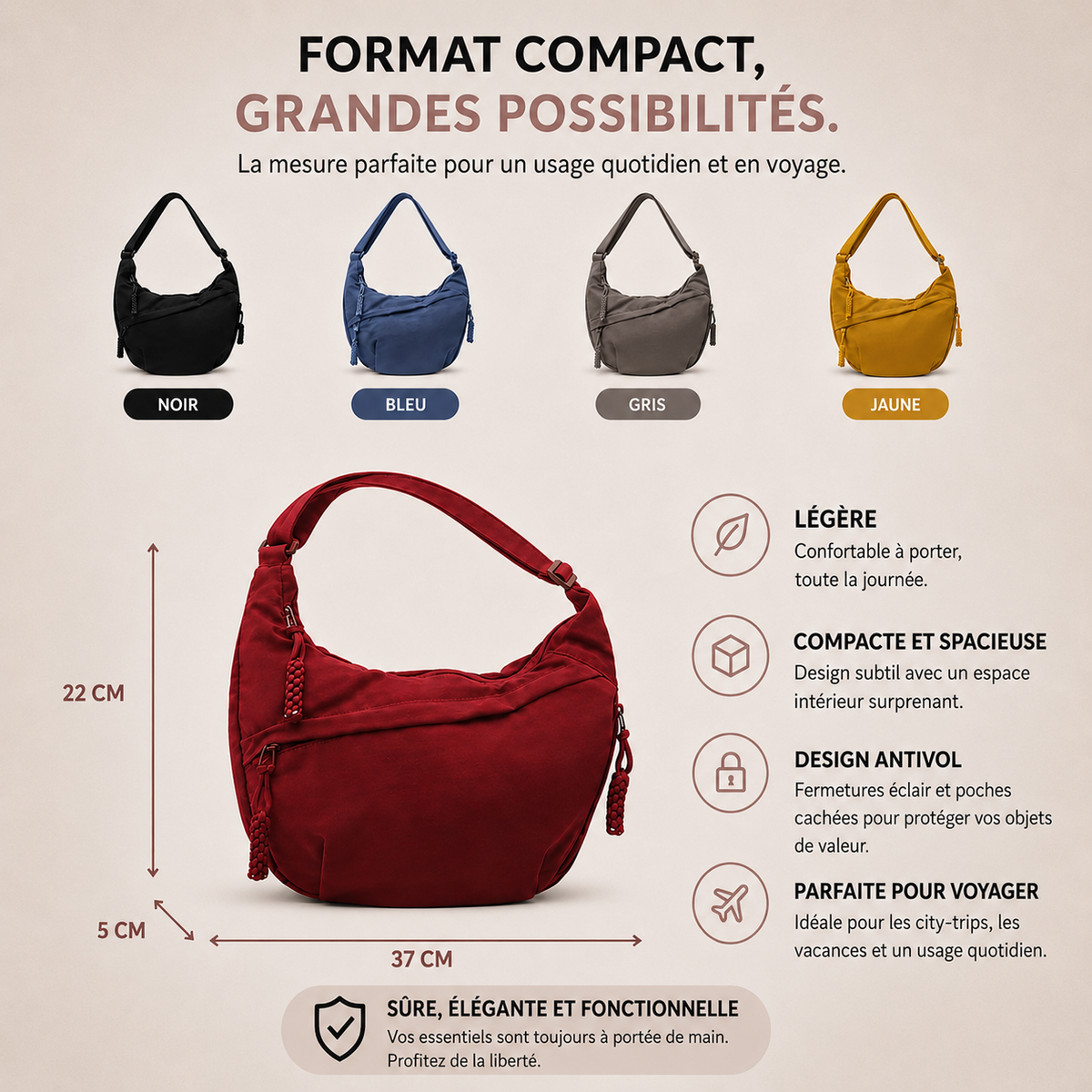 LUNA | Sac à bandoulière