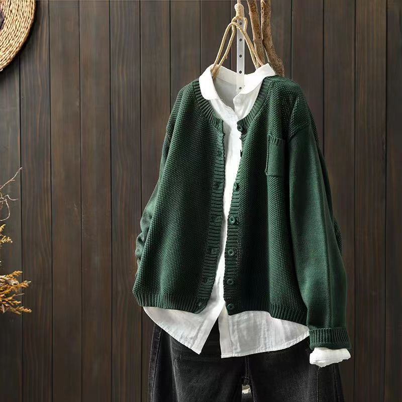 DELACROIX | Cardigan Maille Texturée Ample Brigitte