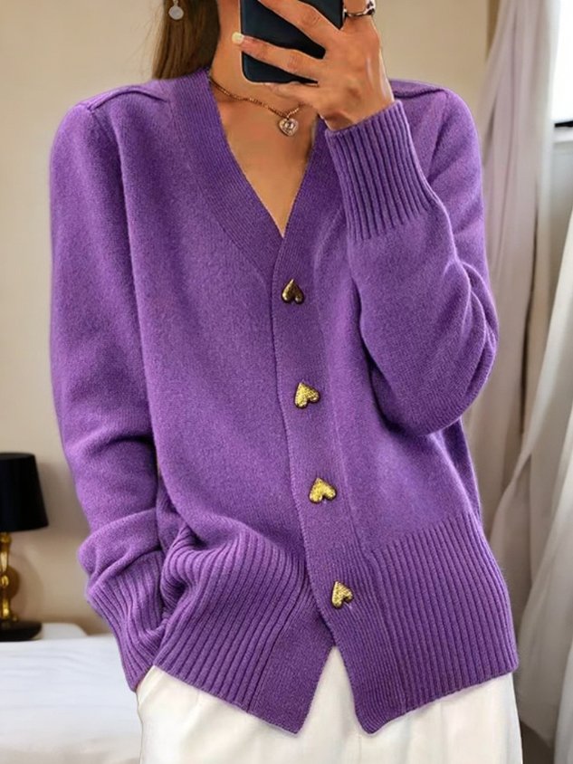 Clara | Cardigan Boutonné Élégant