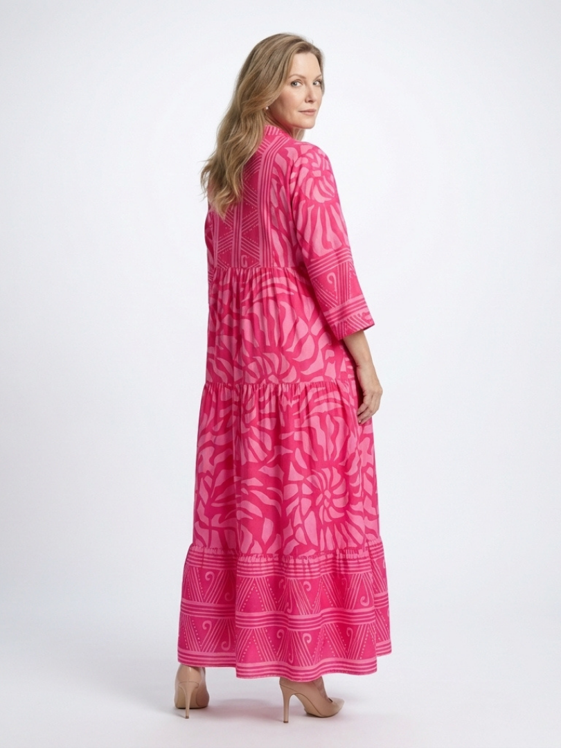 DELACROIX | Robe Midi à Boutons Marielle