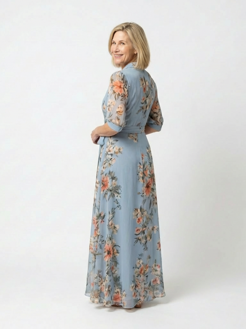 DELACROIX | Robe Maxi à Enveloppe Elowen