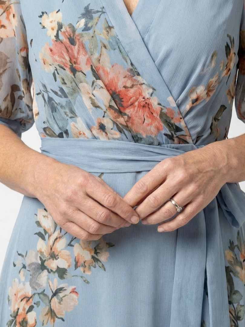 DELACROIX | Robe Maxi à Enveloppe Elowen